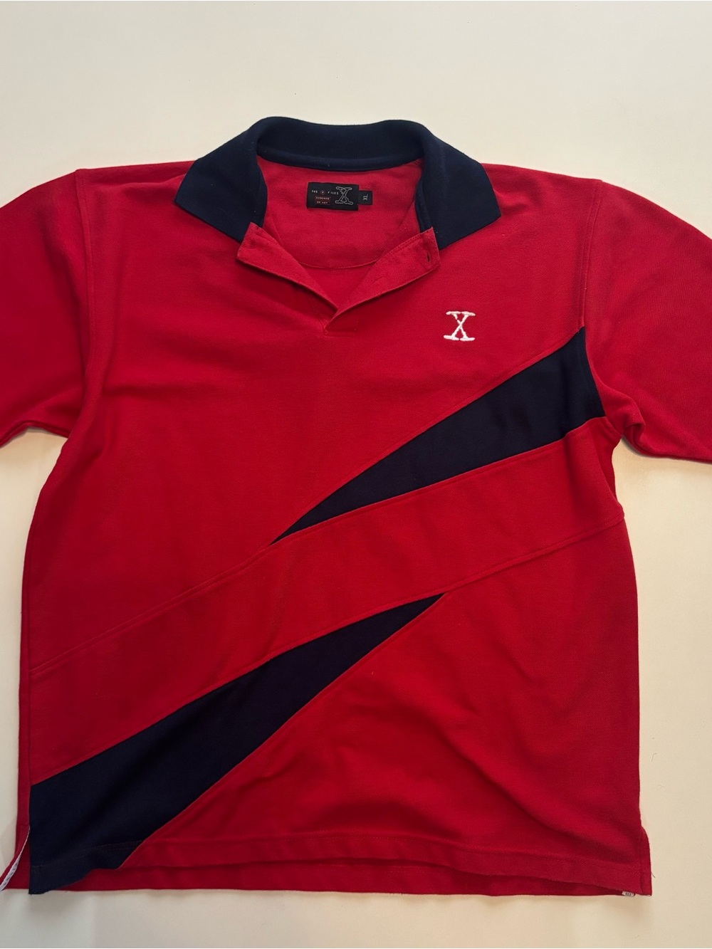 The x files vintage show promo Y2K style polo tee (the only 1 on market)
